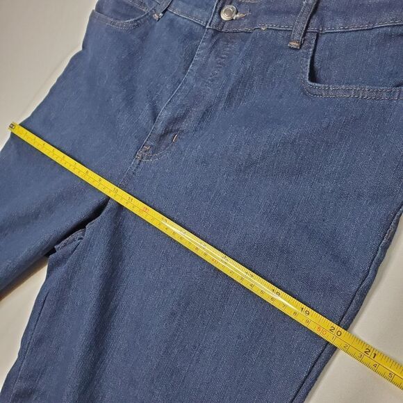 NEW 10 Kim Rogers EASY FIT SLIMMING STRETCH DARK ANTIQUE WASH JEANS 30 31 32 NWT - Picture 3 of 12